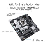 Asus Tarjeta Madre B660 Intel, Prime B660M-A D4, Intel 12va Gen, LGA 1700 Aura Sync