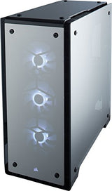 Corsair Crystal 570X Midi-Tower Negro gabinete de computadora - Caja de ordenador (Midi-Tower, PC, Vidrio, Negro, Juego, Ventiladores de la caja)