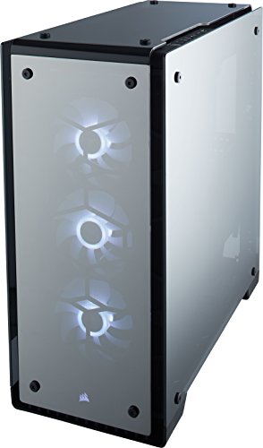 Corsair Crystal 570X Midi-Tower Negro gabinete de computadora - Caja de ordenador (Midi-Tower, PC, Vidrio, Negro, Juego, Ventiladores de la caja)