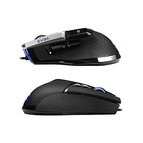 EVGA X17 - Ratón para Juegos, con Cable, Negro. Gris