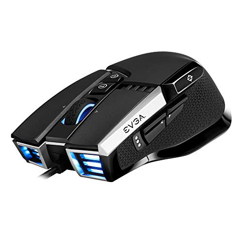 EVGA X17 - Ratón para Juegos, con Cable, Negro. Gris