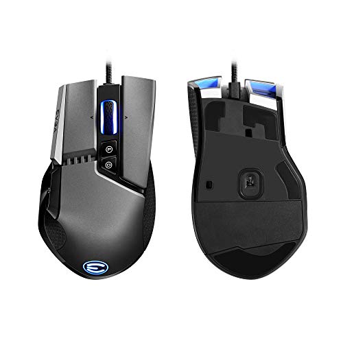 EVGA X17 - Ratón para Juegos, con Cable, Negro. Gris