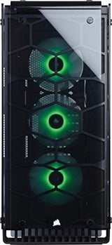 Corsair Crystal 570X Midi-Tower Negro gabinete de computadora - Caja de ordenador (Midi-Tower, PC, Vidrio, Negro, Juego, Ventiladores de la caja)