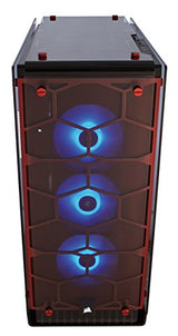 Corsair Crystal 570X Midi-Tower Negro gabinete de computadora - Caja de ordenador (Midi-Tower, PC, Vidrio, Negro, Juego, Ventiladores de la caja)