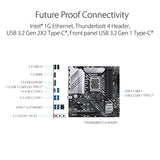 ASUS Prime Z690M-PLUS D4 - Placa base para gaming Intel LGA 1700, Intel Z690, mATX, PCIe 5.0, 3 módulos M.2, memoria DDR4, Thunderbolt 4, Aura Sync)