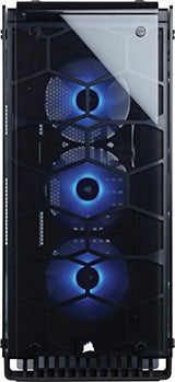 Corsair Crystal 570X Midi-Tower Negro gabinete de computadora - Caja de ordenador (Midi-Tower, PC, Vidrio, Negro, Juego, Ventiladores de la caja)