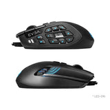EVGA X17 - Ratón para Juegos, con Cable, Negro. Gris