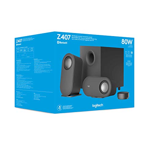 Logitech Bocinas Z407 - Sistema de Audio Bluetooth 2.1