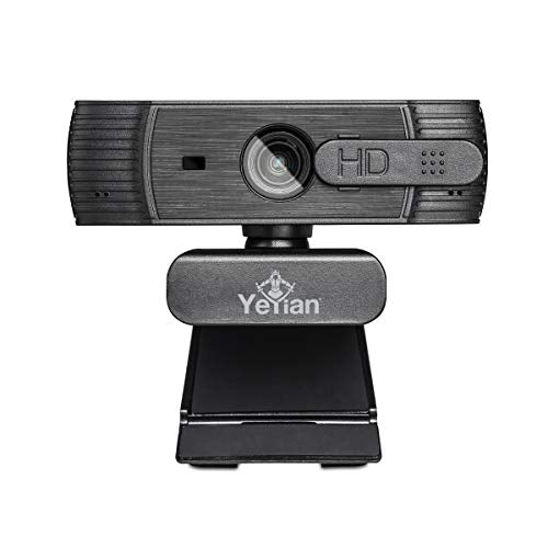YEYIAN Webcam Widok Series 2000 USB 2.0, Autofocus HD, HDR, microfono Dual con reduccion de Ruido Negro (YAW-041620)