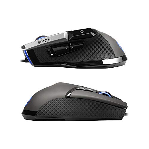EVGA X17 - Ratón para Juegos, con Cable, Negro. Gris