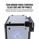 Corsair Crystal 570X Midi-Tower Negro gabinete de computadora - Caja de ordenador (Midi-Tower, PC, Vidrio, Negro, Juego, Ventiladores de la caja)
