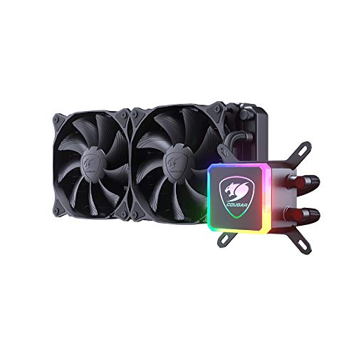 Cougar Aqua 240 RGB Enfriamiento Liquido para CPU, 2X 120mm, 600-1800RPM