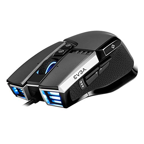 EVGA X17 - Ratón para Juegos, con Cable, Negro. Gris