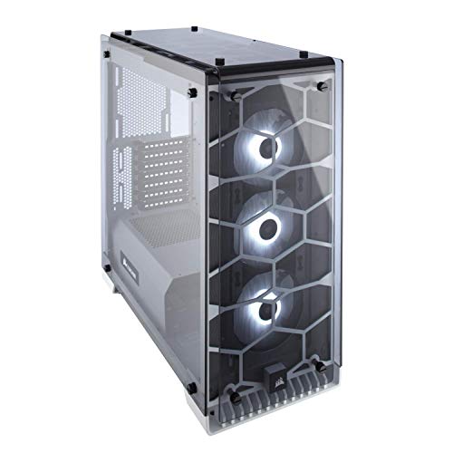 Corsair Crystal 570X Midi-Tower Negro gabinete de computadora - Caja de ordenador (Midi-Tower, PC, Vidrio, Negro, Juego, Ventiladores de la caja)