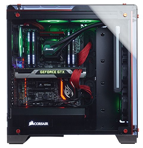 Corsair Crystal 570X Midi-Tower Negro gabinete de computadora - Caja de ordenador (Midi-Tower, PC, Vidrio, Negro, Juego, Ventiladores de la caja)