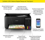 Impresora Epson Multifuncional Ecotank L3150, tanque de tinta a color con Wi-Fi Direct