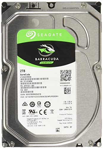Seagate Disco Duro Interno Barracuda 2TB, 3.5", SATA III, Cache 256MB, 7200 RPM