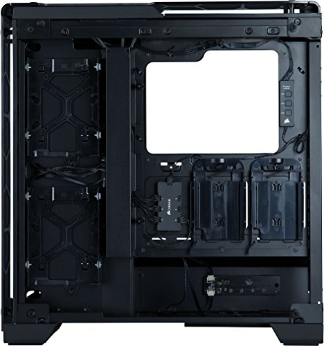 Corsair Crystal 570X Midi-Tower Negro gabinete de computadora - Caja de ordenador (Midi-Tower, PC, Vidrio, Negro, Juego, Ventiladores de la caja)
