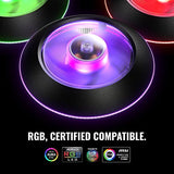 Cooler Master MAM-G1CN-924PC-R1 MasterAir G100M RGB Low Profile CPU Air Cooler Copper Heat Column Technology Ring and Fan