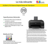 Epson Impresora Ecotank L1110, Con Sistema de tanque de tinta a color