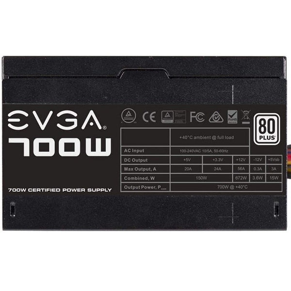 FUENTE DE PODER EVGA 700W1 700W 80 WHITE 100 W1 0700 KR