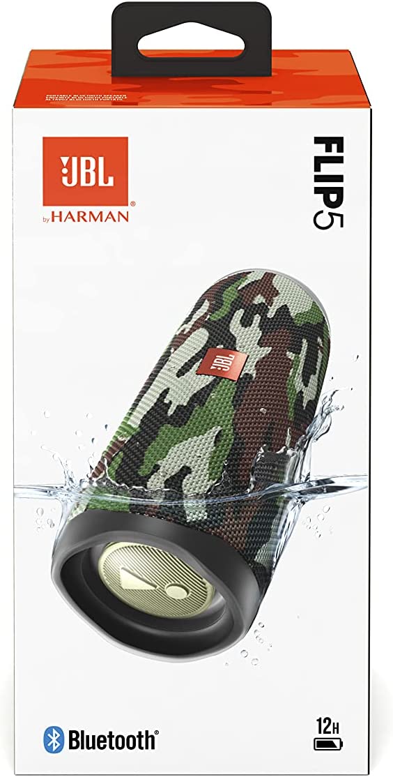 JBL Flip 5 - Altavoz Bluetooth portátil Impermeable Hecho de plástico 100% Reciclado