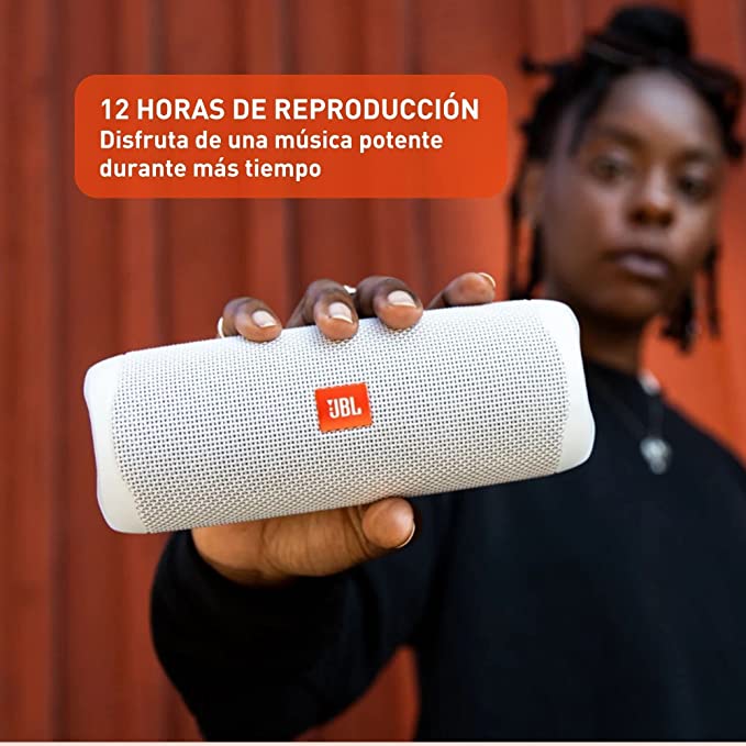 JBL Flip 5 - Altavoz Bluetooth portátil Impermeable Hecho de plástico 100% Reciclado